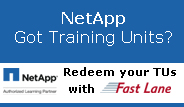 NetApp TU Redemption