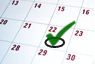 Calendar guaranteed dates